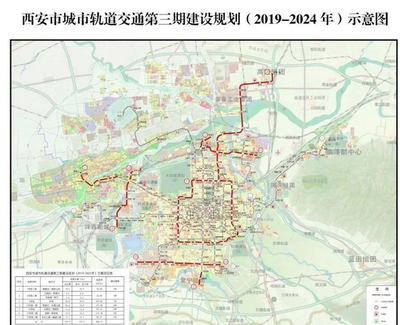西安轨道交通步入"快车道”今年开通4线,未来五年建设170公里